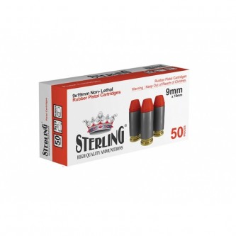 Amunicja gumowa 9x19MM Rubber Pistol 11gr Sterling