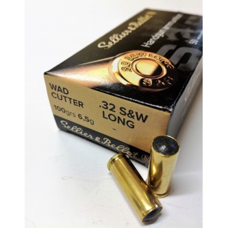 .32 S&W LONG WAD CUTTER S&B
