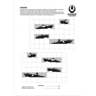 Tarcza RS-Statki Gra w statki 50 szt.