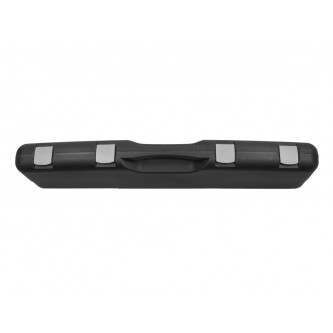 Kufer na bron Megaline czarny 97x25x10 cm klamry 