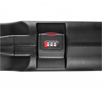 Kufer na bron Megaline czarny 110x25x11 cm szyfr 